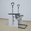 Sedia Pilates Wunda in legno di acero e faggio, colore bianco, colore legno per sedia combinata